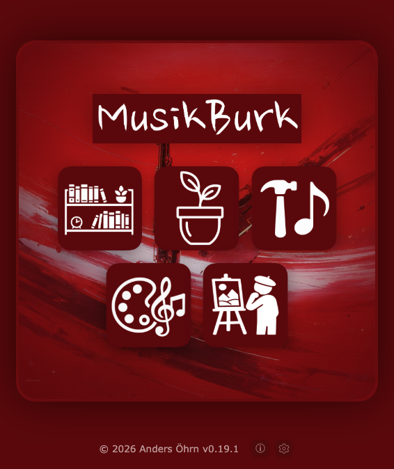 MusikBurk startsida